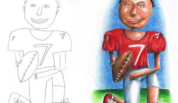 Fred Giovannitti colorise les dessins de ses enfants