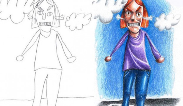 Fred Giovannitti colorise les dessins de ses enfants