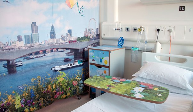 15 artistes Londoniens relookent un hôpital pour enfants
